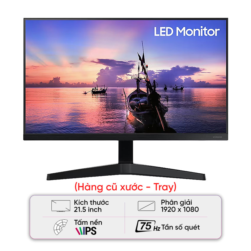 Màn hình Samsung LF22T350FHEXXV - Cũ xước(Tray)