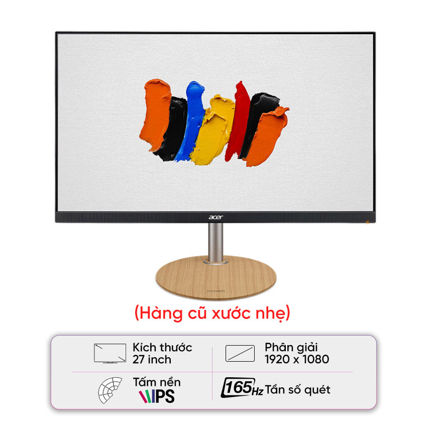 Màn hình ConceptD CP1 CP1271V (27 inch/FHD/IPS/165Hz(OC)/2ms) - Cũ xước nhẹ