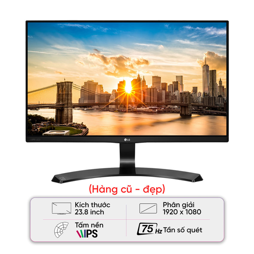 Màn hình LG 24MK600M-B - Cũ đẹp (Full box)