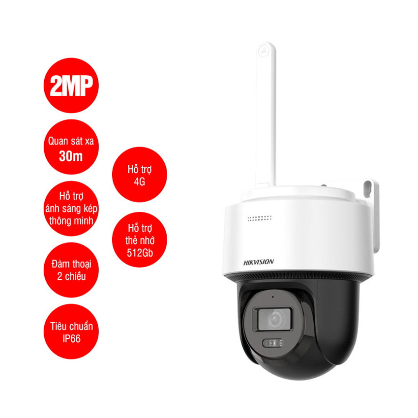 CAMERA HIKVISION DS-2DE2C200MWG-4G