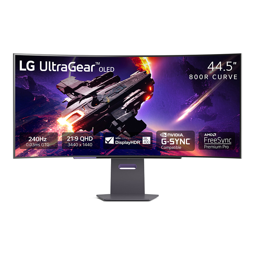 Màn hình LG OLED 45GS95QE-B (45 inch/OLED/QHD/240Hz/0.03ms/Cong)