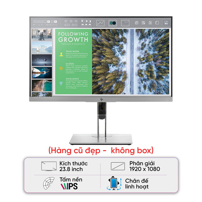 Màn hình HP EliteDisplay E243 - Cũ đẹp (Không vỏ hộp)