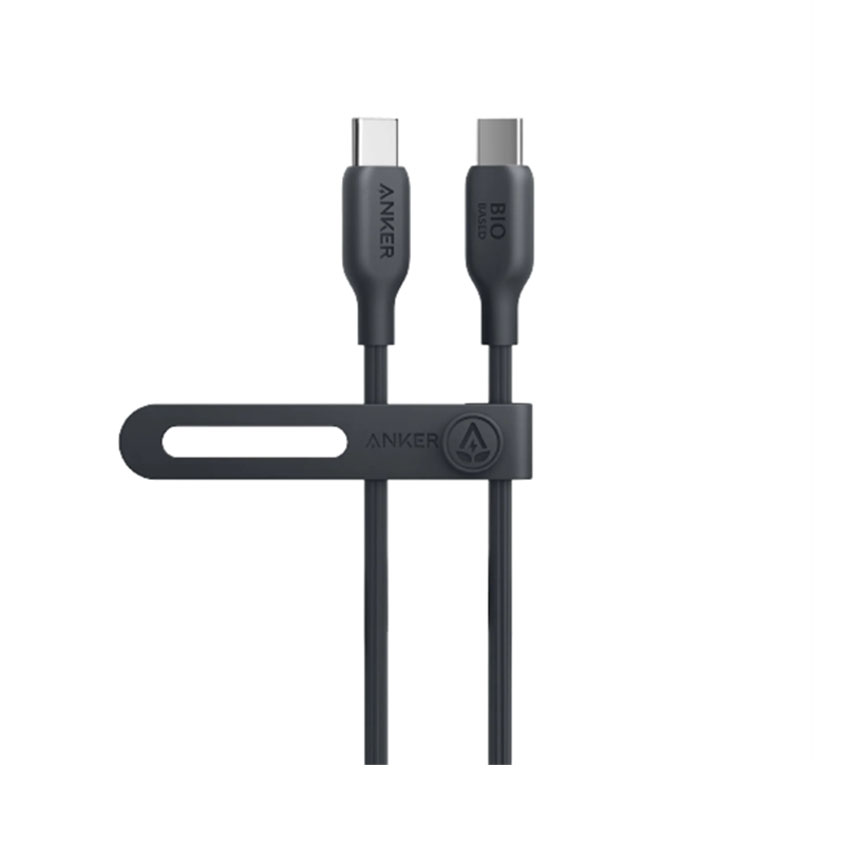 Cáp sạc Anker 544 C-C 0.9m TPE Bio-Based màu đen (black) B2B_A80F1H11