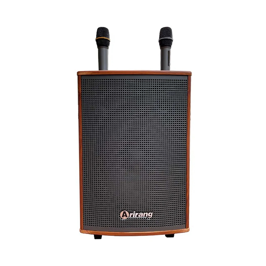 Loa kéo ARIRANG MKS2  hỗ trợ Livestream (Bass 30 cm, 80W, Bluetooth 5.0, Kèm 2 micro không dây) 