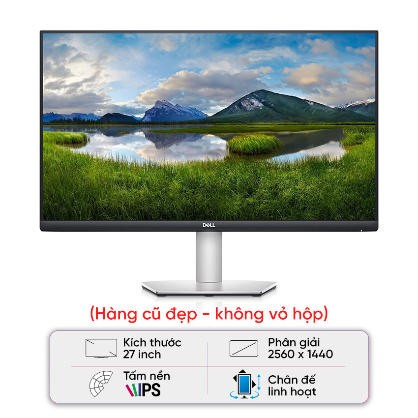 Màn hình Dell S2721DS (27 inch/QHD/IPS/75Hz/8ms/350 nits/HDMI+DP) - Cũ đẹp (Không vỏ hộp)