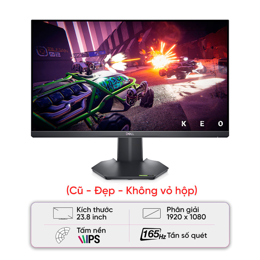 Màn hình Gaming Dell G2422HS (23.8 inch/FHD/IPS/165Hz/1ms) - Cũ đẹp (Không vỏ hộp)