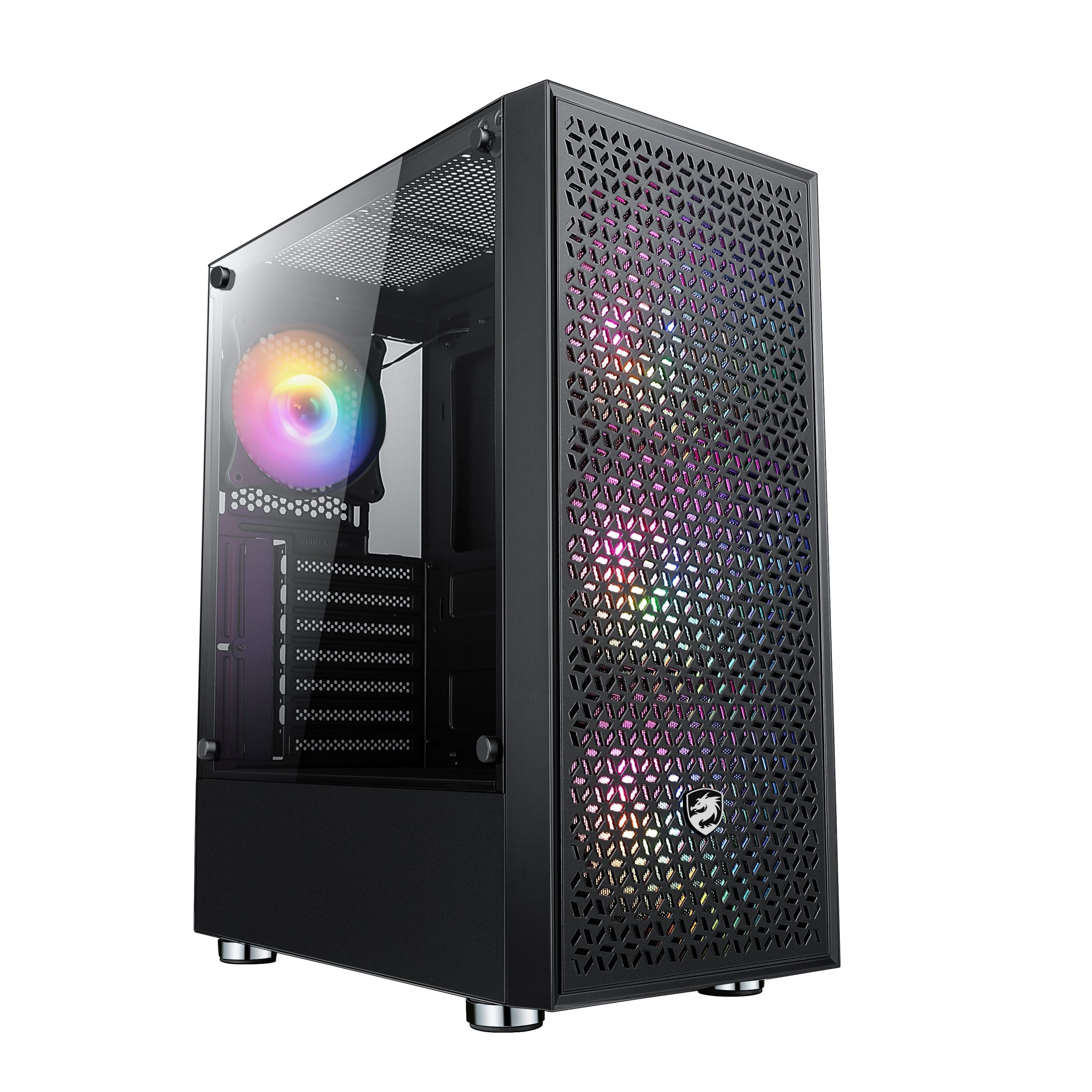 Vỏ Case Vitra Poseidon R03 Black (Mid Tower/Màu Đen) - Cũ đẹp (Tray)