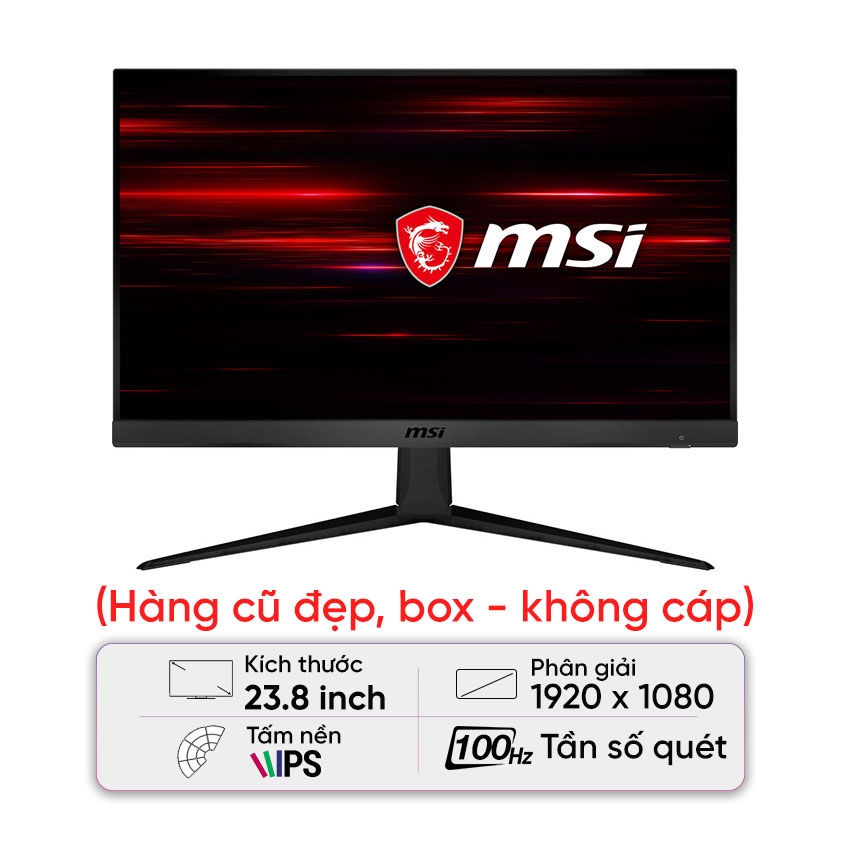 Màn hình Gaming G2412V (23.8 inch/FHD/IPS/100Hz/1ms) - Cũ đẹp (Box, không cáp )