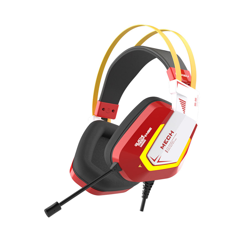 Tai nghe Gaming Dareu EH732 RGB (Màu Đỏ)