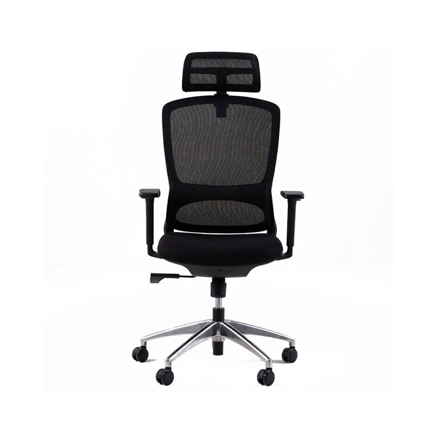 Ghế Gami Focus V1 Black (Lưng lưới, đệm)