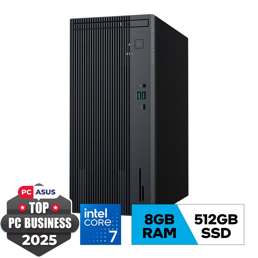PC Asus P500MV-13620H043W (i7-13620H/8GB/512GB/180W/WIFI6+BT/Win 11/ 2Y OnSite Service/Gray)