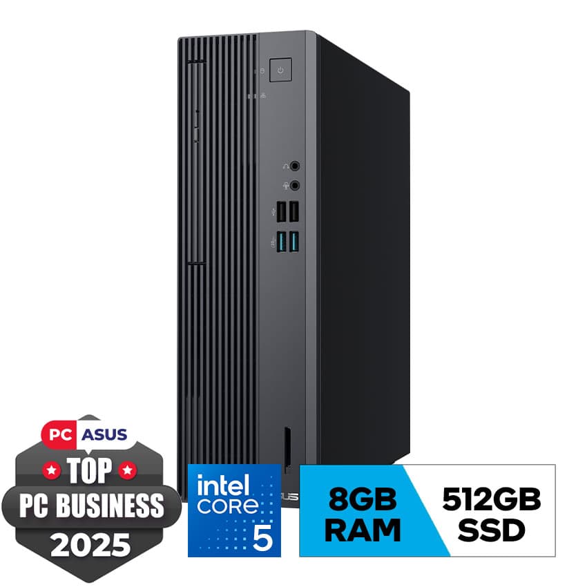 PC Asus S501SER-514500022W ( i5-14500/8GB/512GB/180W/WIFI6+BT/Win 11/2Y OnSite Service/Extreme Dark Gray)