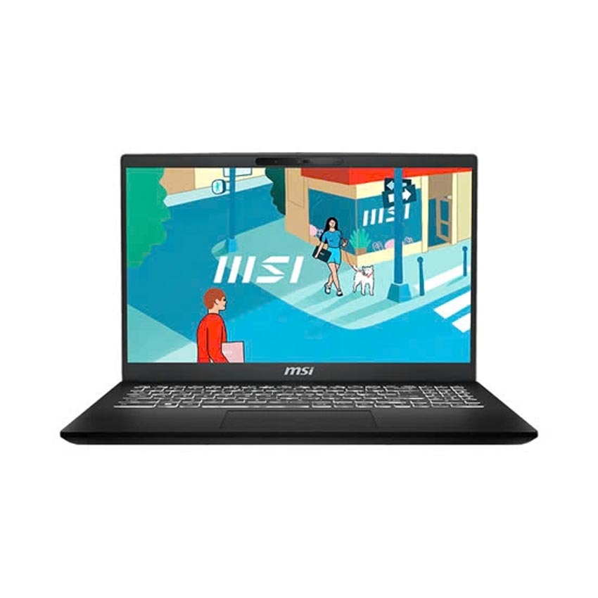 Laptop MSI Modern 15H (C2RMG-292VN) (Core 5 210H/2* 8GB DDR4/512GB SSD/15.6 inch FHD IPS/Win11/Đen/Túi MSI)