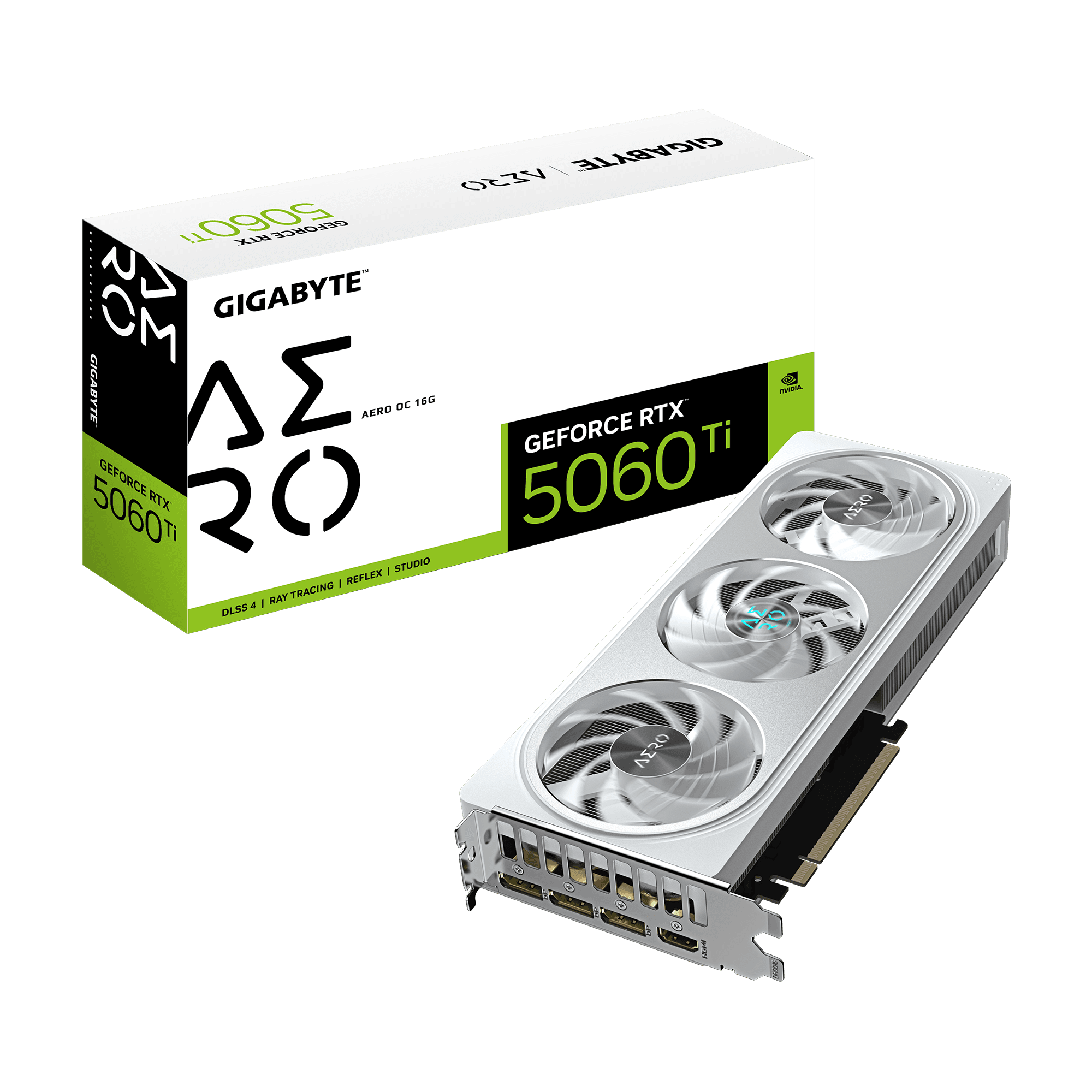 Card màn hình Gigabyte RTX 5060 Ti AERO OC 16GD (GV-N506TAERO OC-16GD)