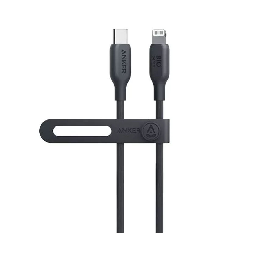Cáp sạc Anker 542 C-L 1.8m TPE Bio-Based Đen (Black) B2B_A80B2