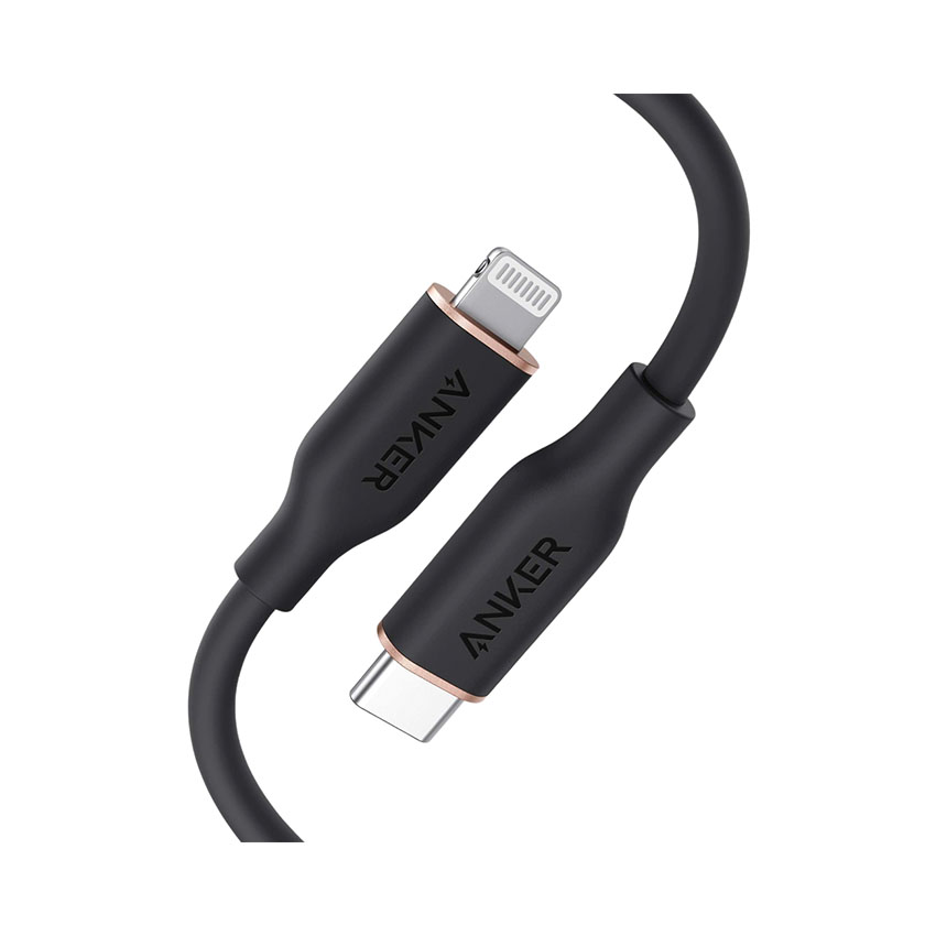 Cáp sạc Anker PowerLine III C-C 0.9m FLOW Đen (Black) B2B_A8552H11