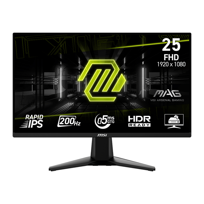 Màn hình MSI MAG 255F E20 (24.5 inch/Rapid IPS/200Hz/0.5ms